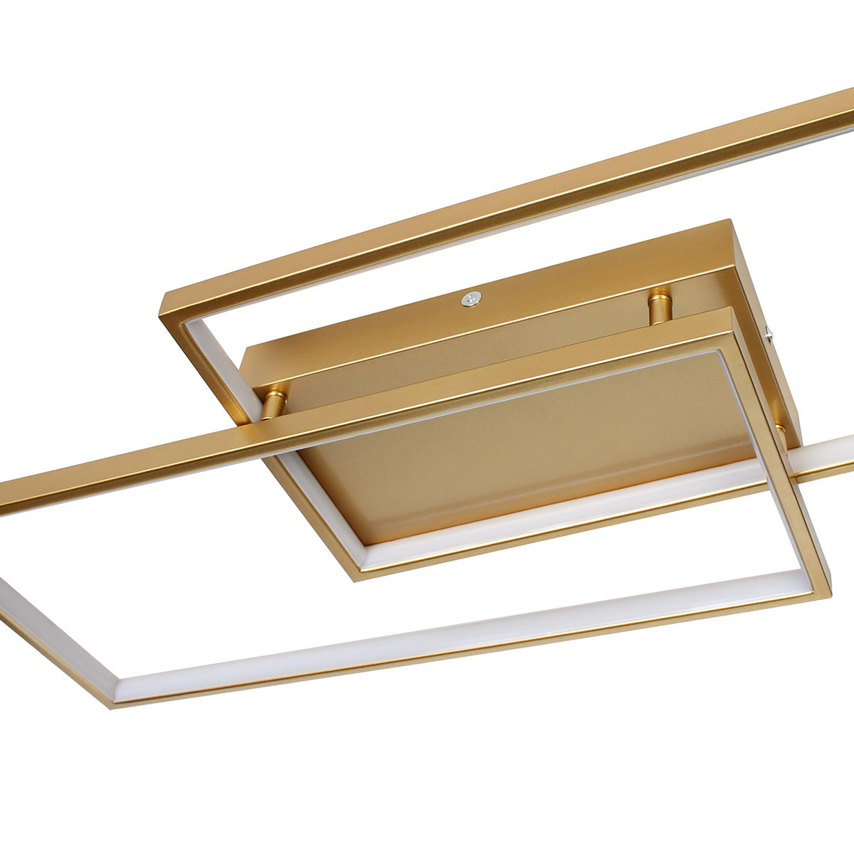 Φωτιστικό Οροφής LED 34W 80x34x8 εκ. Χρυσό με Controller