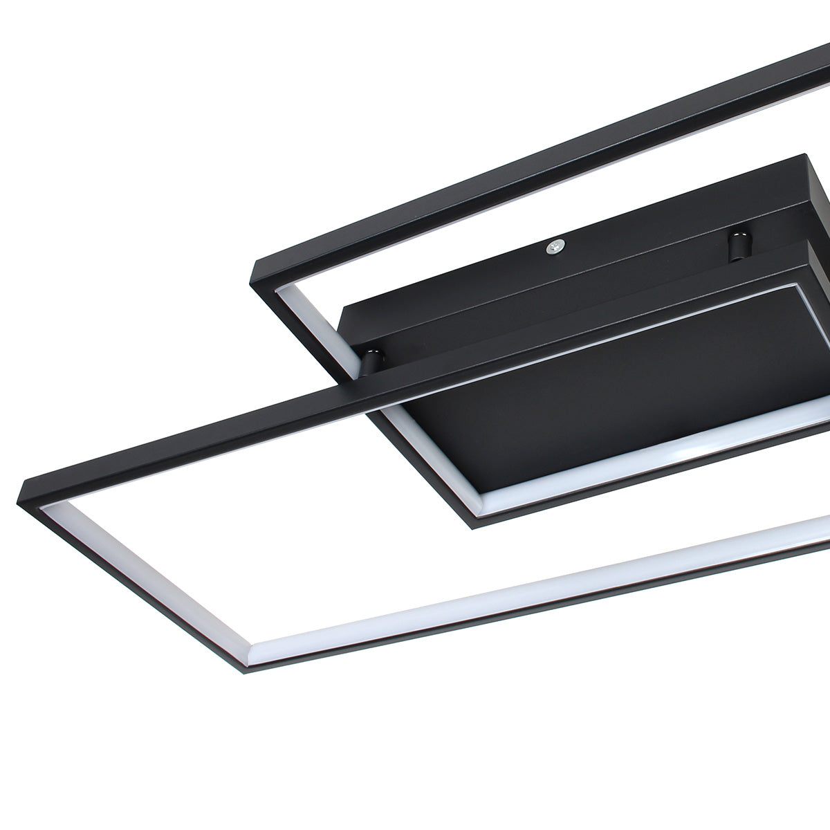 Φωτιστικό Οροφής LED 34W 80x34x8 εκ. Μαύρο με Controller