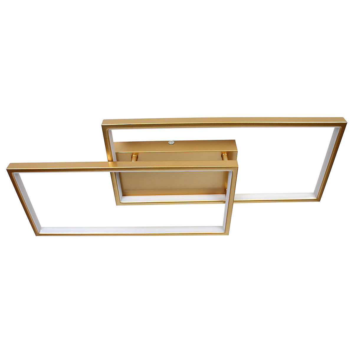 Φωτιστικό Οροφής LED 34W 65x28x8 εκ. Χρυσό με Controller