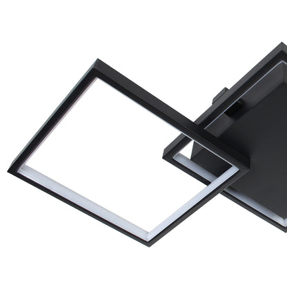 Φωτιστικό Οροφής LED 34W 80x35x8 εκ. Μαύρο με Controller