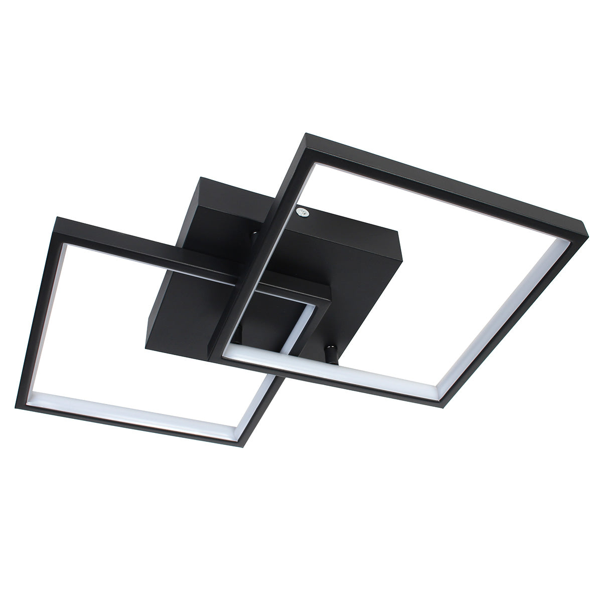 Φωτιστικό Οροφής LED 27W 58x35x8 εκ. Μαύρο με Controller