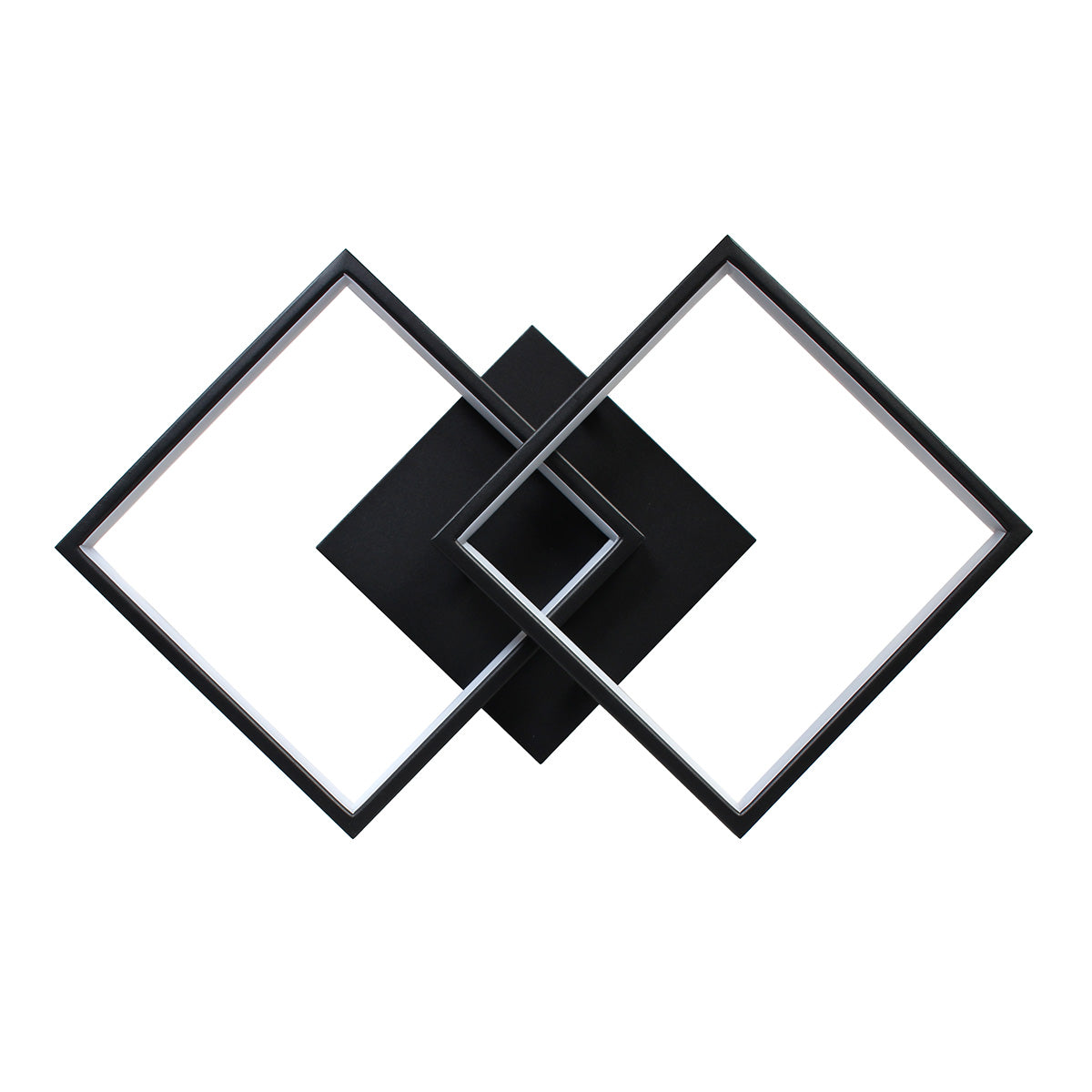 Φωτιστικό Οροφής LED 27W 58x35x8 εκ. Μαύρο με Controller