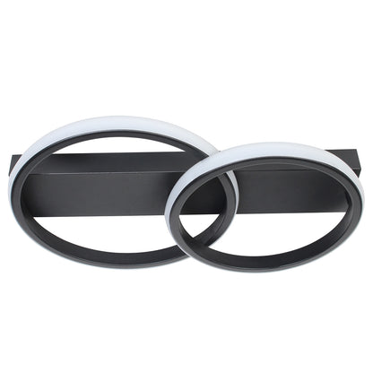 Φωτιστικό Οροφής LED 20W 41x27x7 εκ. Μαύρο με Controller