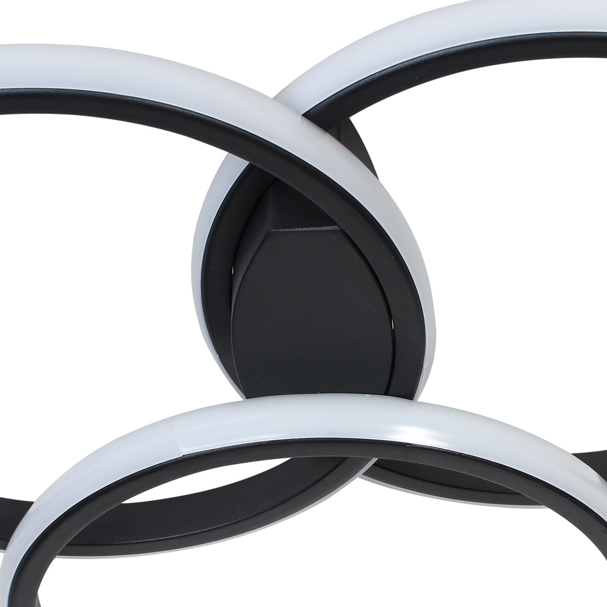 Φωτιστικό Οροφής LED 24W 44x42x7,5 εκ. Μαύρο με Controller