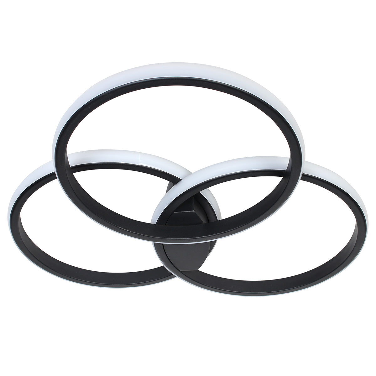 Φωτιστικό Οροφής LED 24W 44x42x7,5 εκ. Μαύρο με Controller