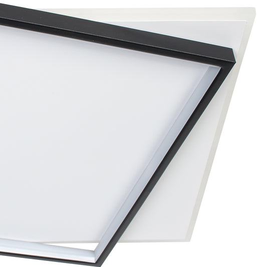 Φωτιστικό Οροφής LED 68W 50x46x5 εκ. Μαύρο με Controller