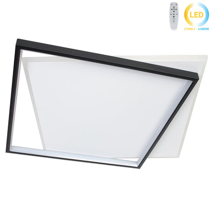 Φωτιστικό Οροφής LED 68W 50x46x5 εκ. Μαύρο με Controller