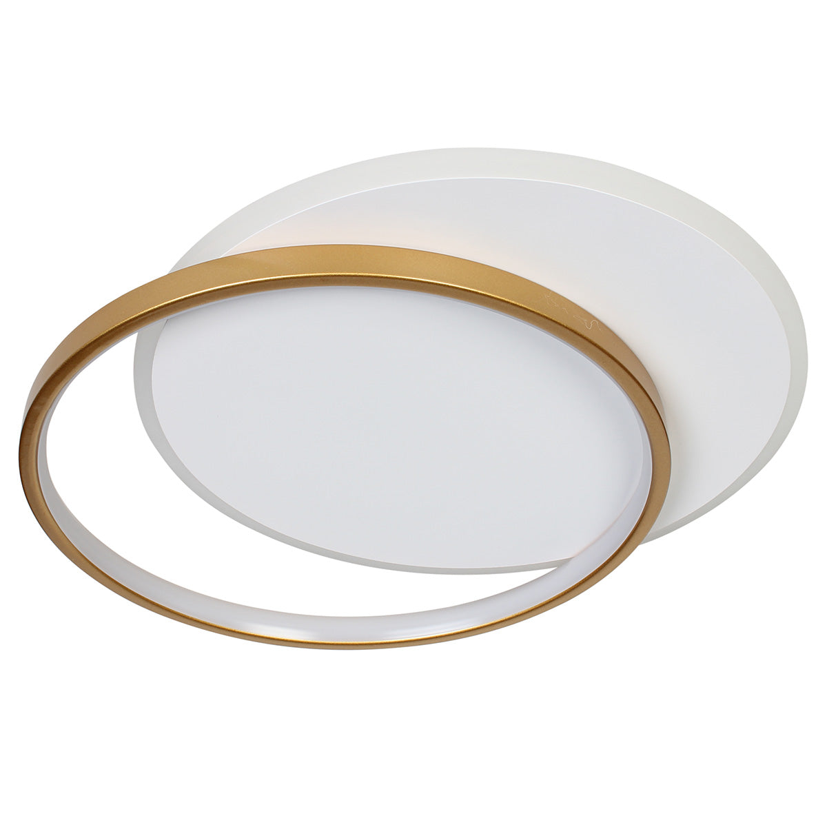 Φωτιστικό Οροφής LED 53W 46x39x5,5 εκ. Χρυσό με Controller