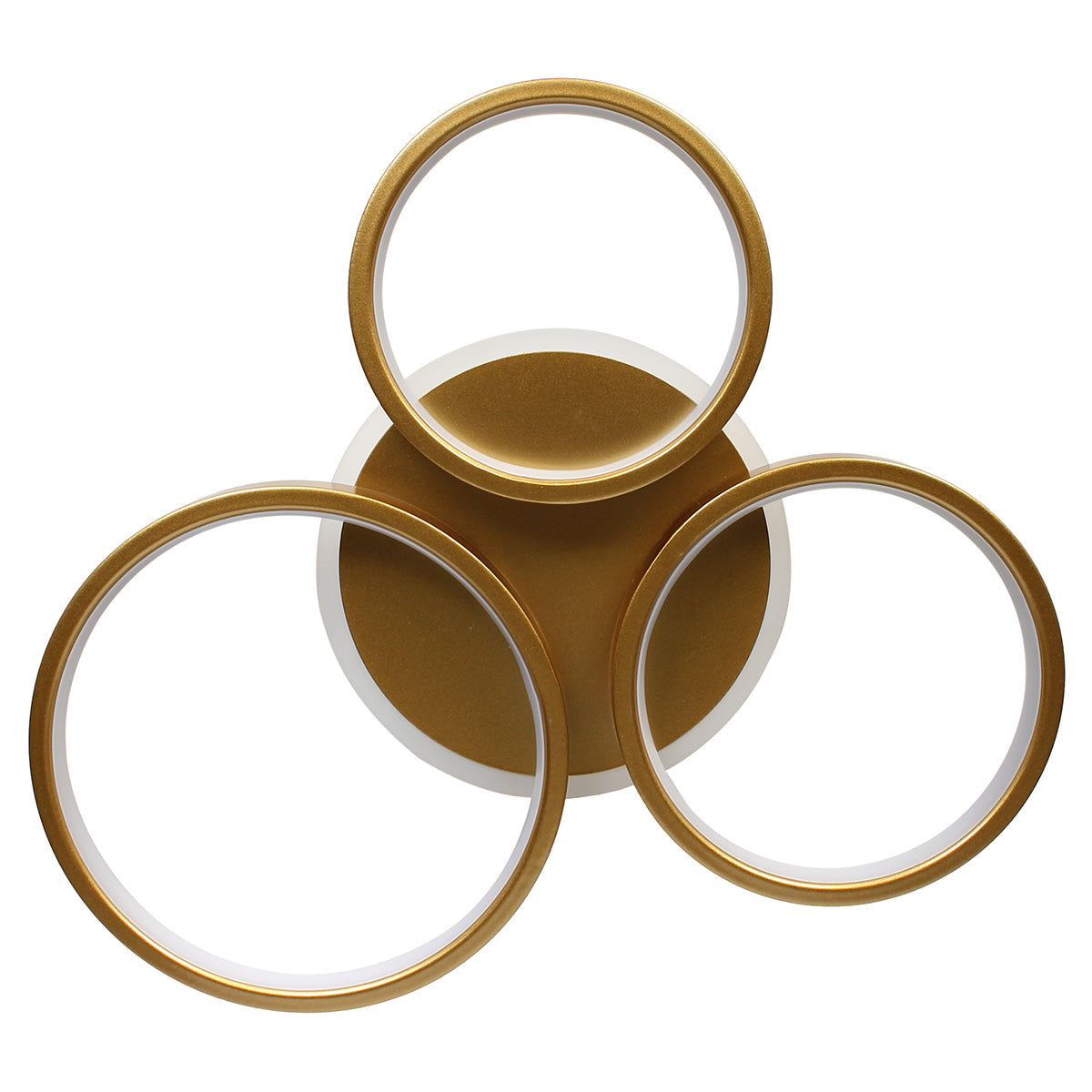 Φωτιστικό Οροφής LED 75W 42x38x5,5 εκ. Χρυσό με Controller