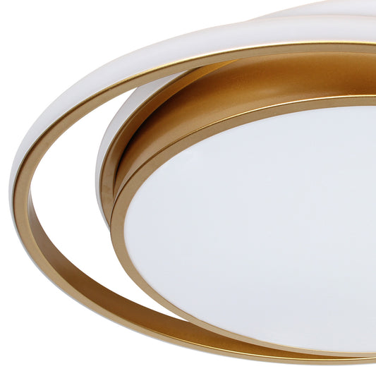 Φωτιστικό Οροφής LED 63W 52x49x6 εκ. Χρυσό με Controller