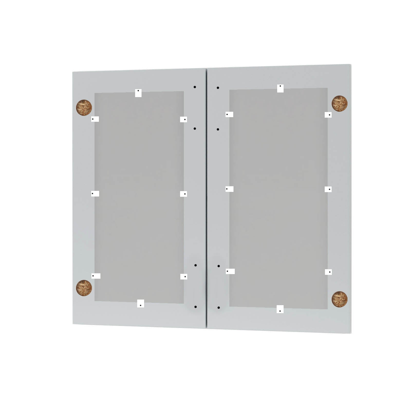 Άνω Πορτάκια-Τζάμι Modest Γκρι 80x71.3x1.6