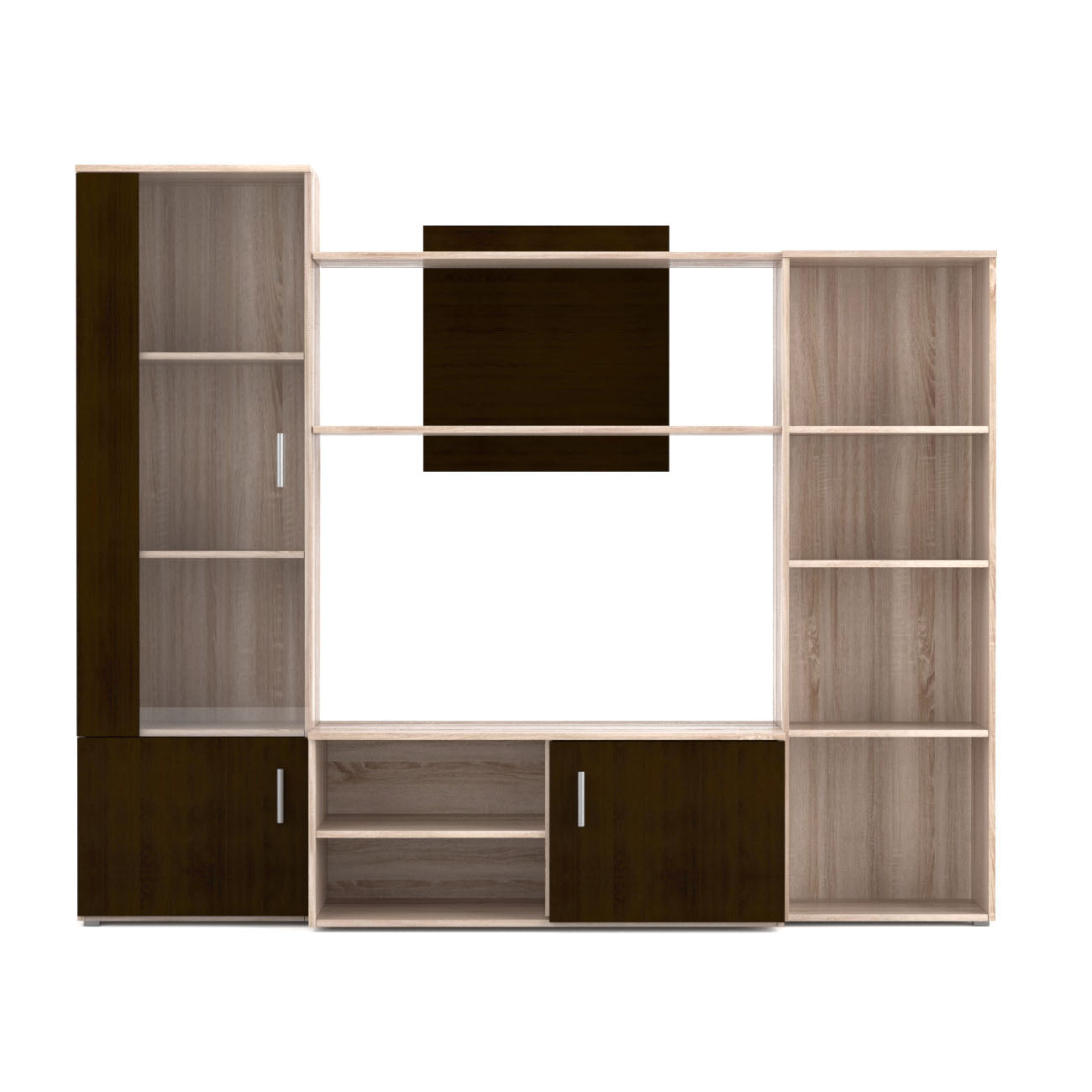 Σύνθεση Τηλεόρασης Tigra Σονόμα-Wenge 215x51.5x177