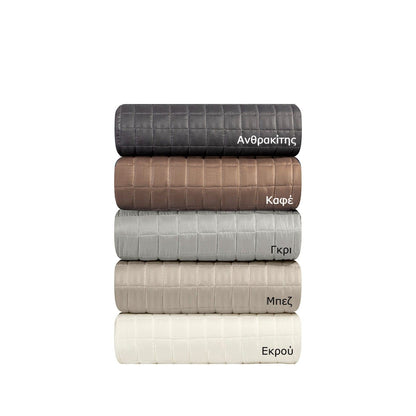 Κουβερλί Υπέρδιπλο Oscar σε 10 Χρώματα Art 1599 220x240εκ Σιέλ