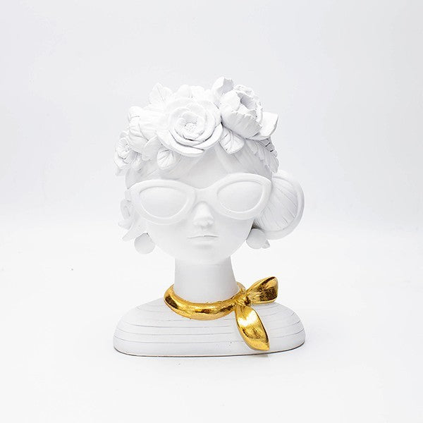 ΔΙΑΚΟΣΜΗΤΙΚΟ ΓΥΝΑΙΚΑ ΠΟΛΥΡΕΖΙΝ ΛΕΥΚΟ-ΧΡΥΣΟ 14x10x20