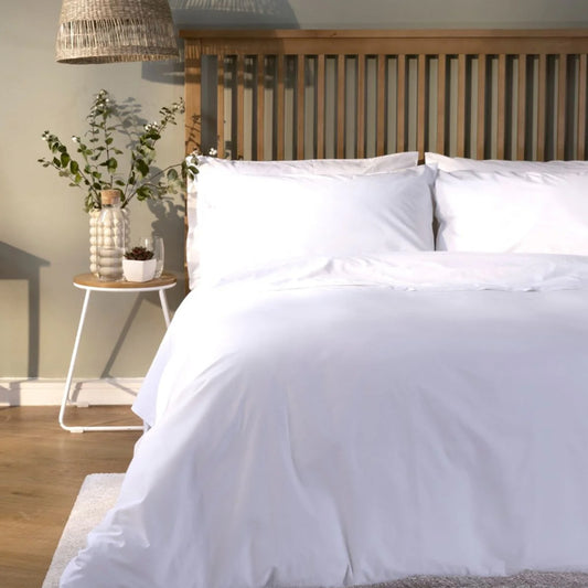 Παπλωματοθήκη Ξενοδοχείου 220x240εκ 100% Cotton Percalle 160tc