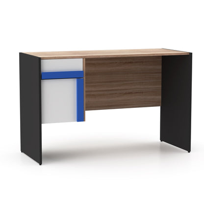 Γραφείο Alex Γραφίτης-Λευκό-Σονόμα 124x60x76