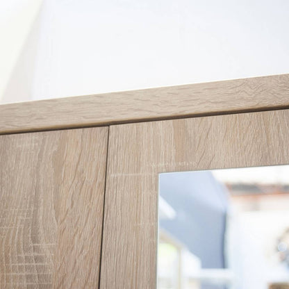 Ντουλάπα Δίφυλλη Top Mix Σονόμα με Καθρέπτη 60x33x183