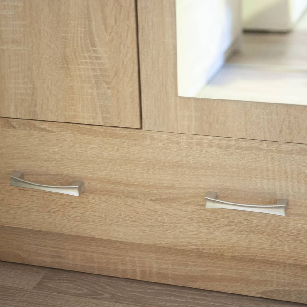 Ντουλάπα Δίφυλλη Top Mix Σονόμα με Καθρέπτη 60x33x183