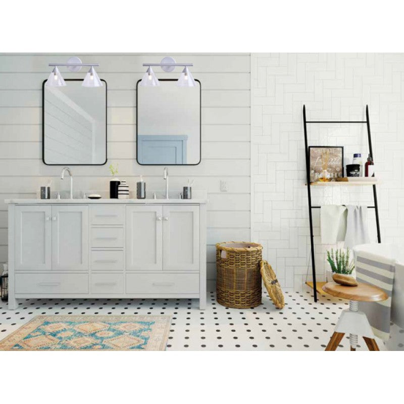 Απλίκα Δίφωτη G9 Ασημί