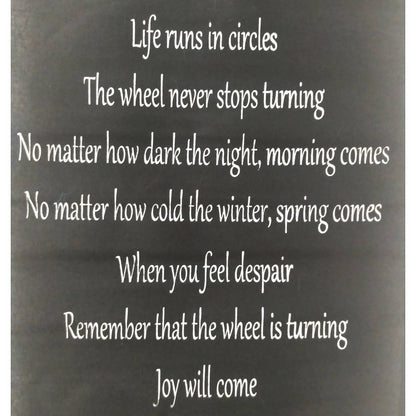 Διακοσμητικό Τοίχου Καδράκι με Όμορφα Χρώματα Σκούρο Καφετί Κόκκινο 37x119εκ