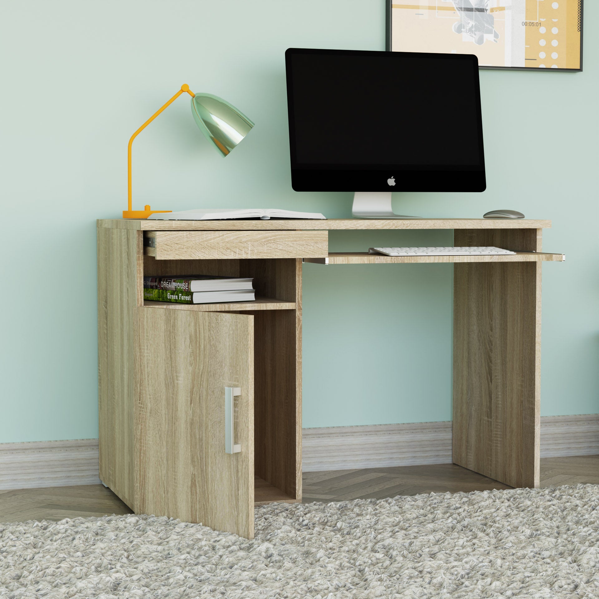 Γραφείο Damis Σονόμα 1 Πόρτα Χώρο Πληκτρολογίου 110x58x75