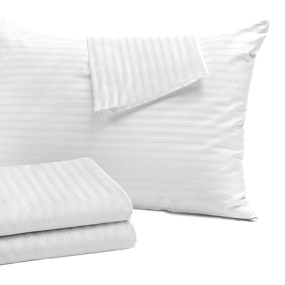 Μαξιλαροθήκη Ξενοδοχείου Σατέν Ρίγα 52x72εκ 80% Cotton 20% Polyester Πεννιέ 220tc