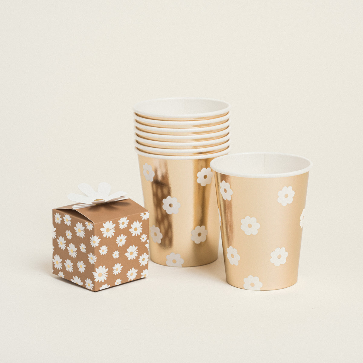 Κουτάκι Μαργαρίτες 5x5x5 10 Τμχ