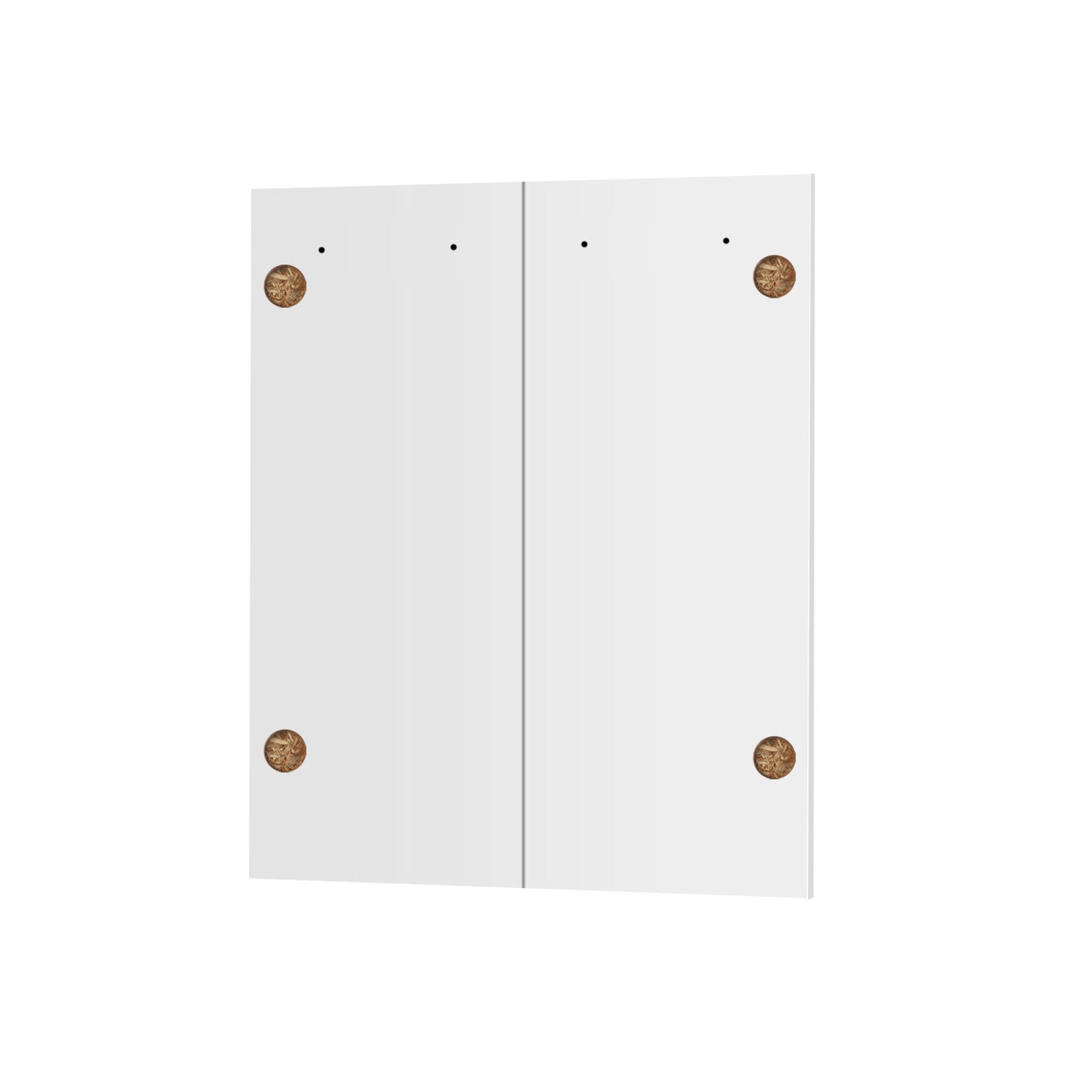 Κάτω Πορτάκια Charlotte Λευκό 60x71.4x1.6