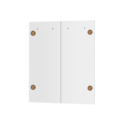 Κάτω Πορτάκια Charlotte Λευκό 60x71.4x1.6