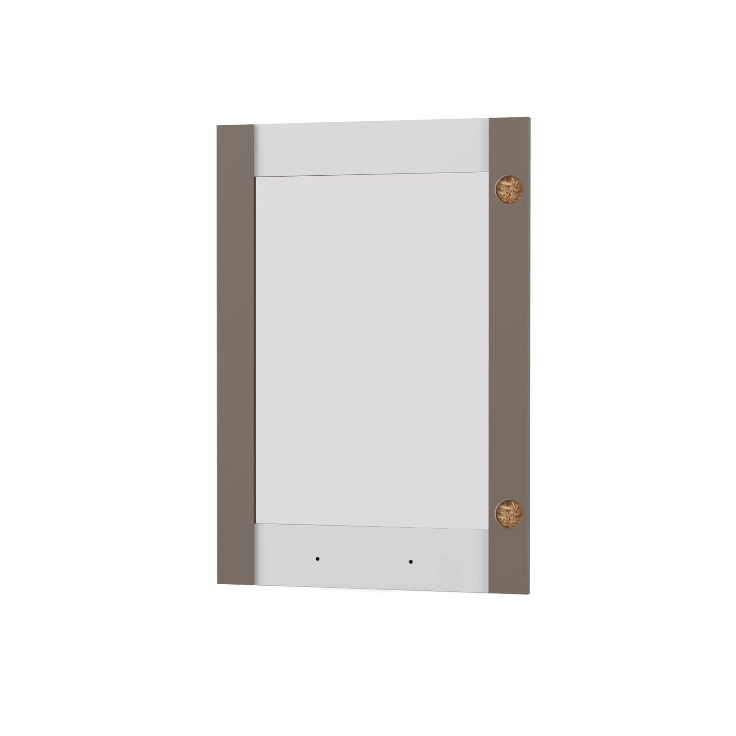 Άνω Πορτάκι-Τζάμι Αριστερό Charlotte Μόκα 50x71.8x1.6