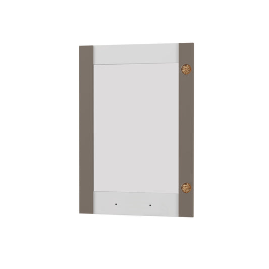 Άνω Πορτάκι-Τζάμι Αριστερό Charlotte Μόκα 50x71.8x1.6