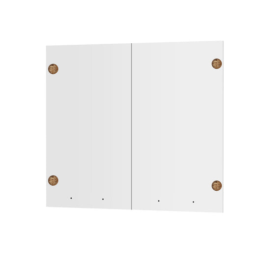 Άνω Πορτάκια Charlotte Λευκό 80x71.8x1.6