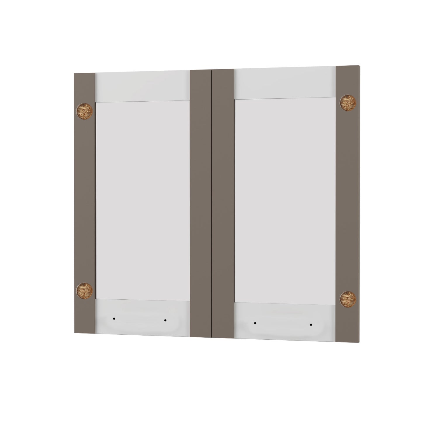 Άνω Πορτάκια-Τζάμι Charlotte Μόκα 80x71.8x1.6