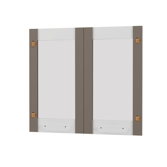 Άνω Πορτάκια-Τζάμι Charlotte Μόκα 80x71.8x1.6