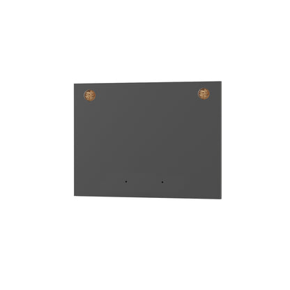 Άνω Πορτάκι Απορροφητήρα Charlotte Γραφίτη 60x45x1.6