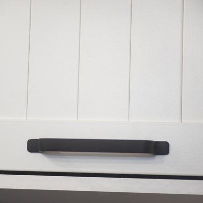 Βιτρίνα Verne Δίφυλλη Λευκό-Φυσικός Δρυς 114.8x37.2x153