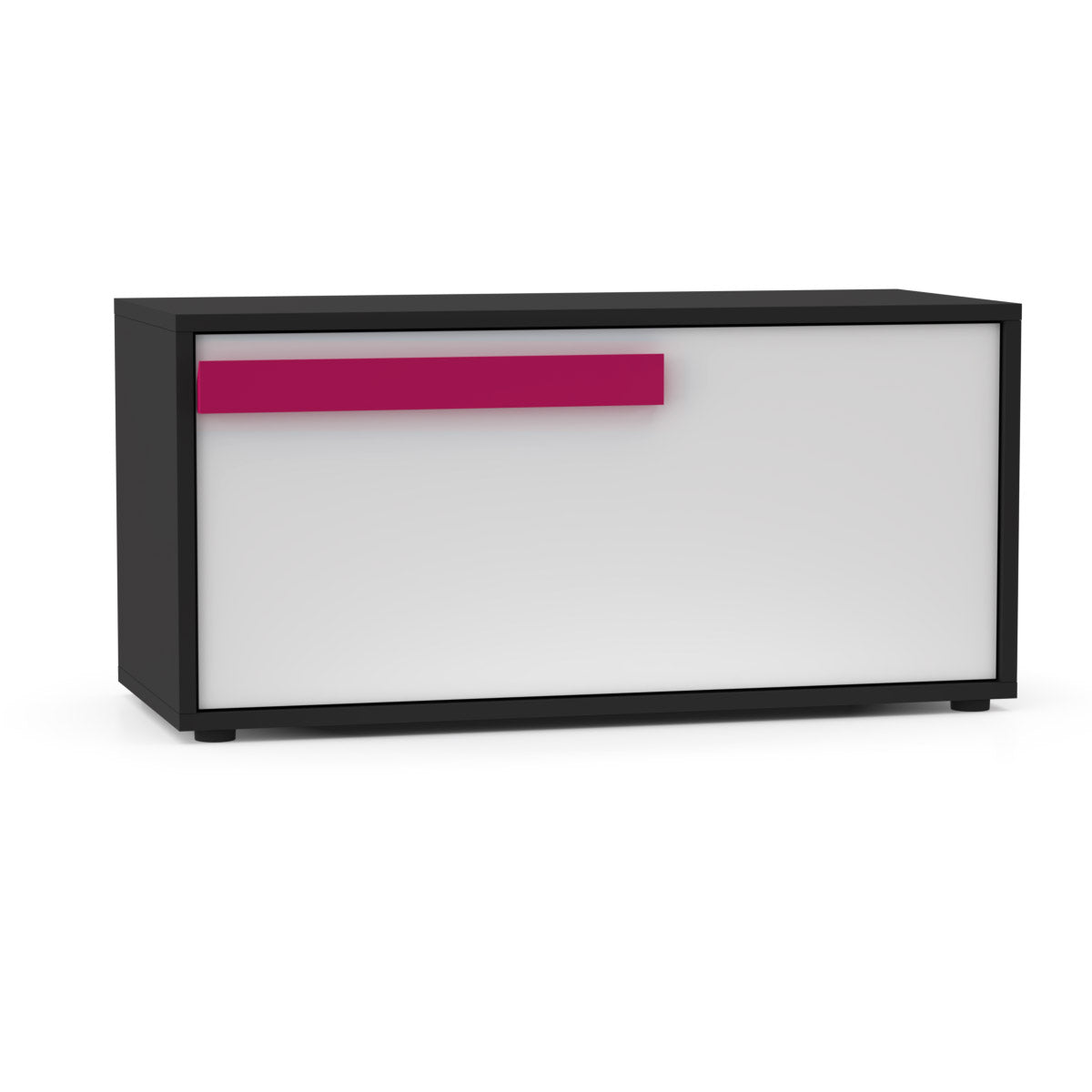 Κουτί Αποθηκευτικό Alex Γραφίτης-Λευκό 84x35x39