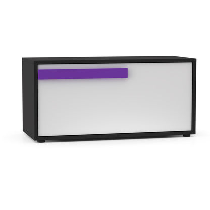 Κουτί Αποθηκευτικό Alex Γραφίτης-Λευκό 84x35x39