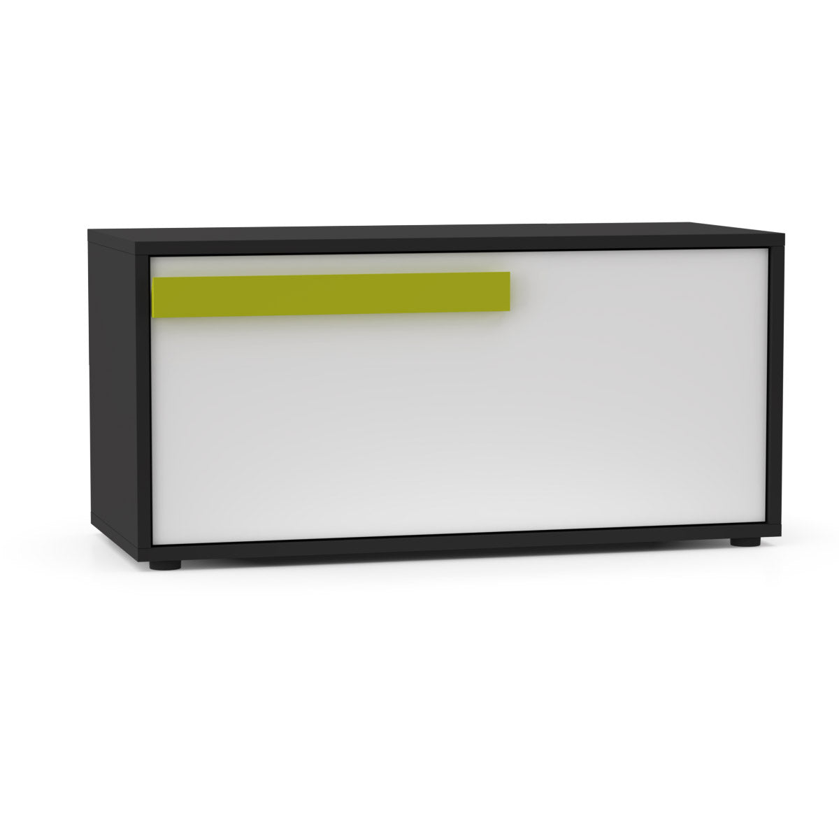 Κουτί Αποθηκευτικό Alex Γραφίτης-Λευκό 84x35x39