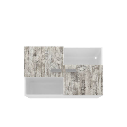 Ραφιέρα Τοίχου Pump Λευκό 120x34x75