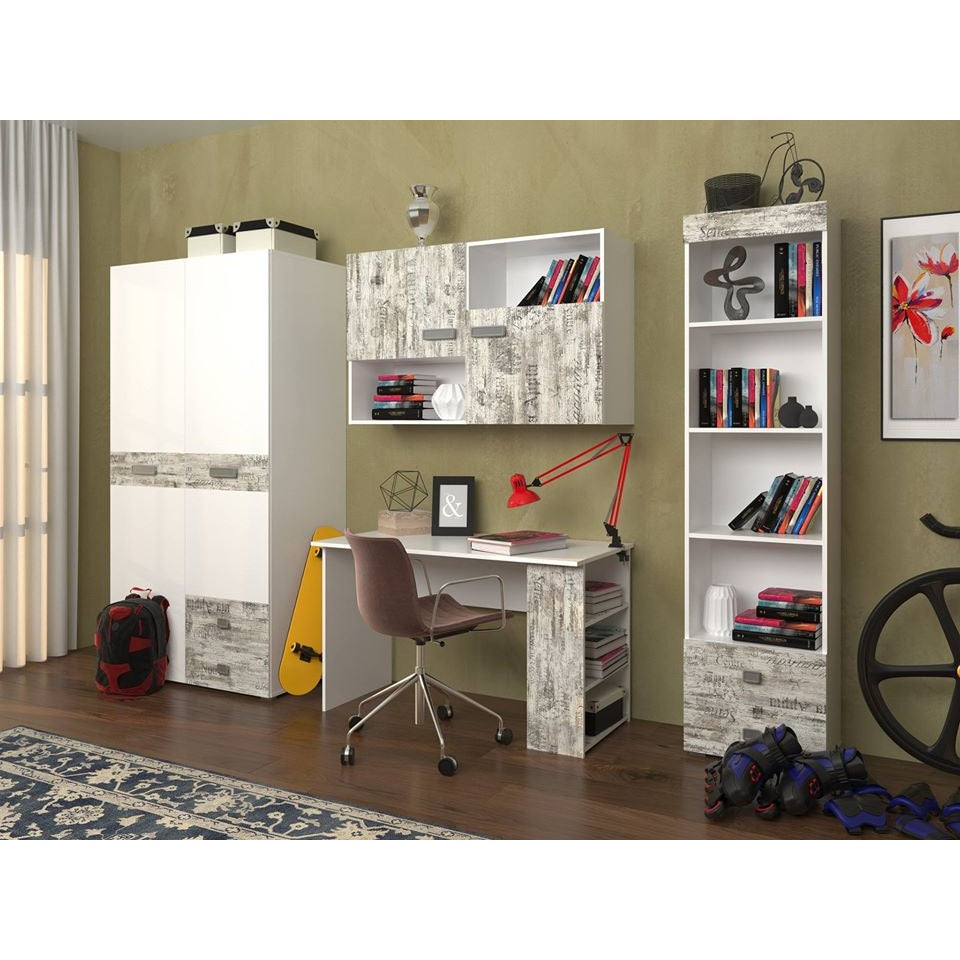 Ραφιέρα Τοίχου Pump Λευκό 120x34x75