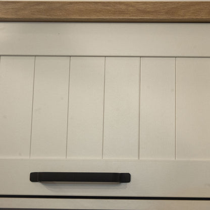 Σύνθεση Τηλεόρασης Verne Λευκό-Φυσικός Δρυς 197.6x45x191.6