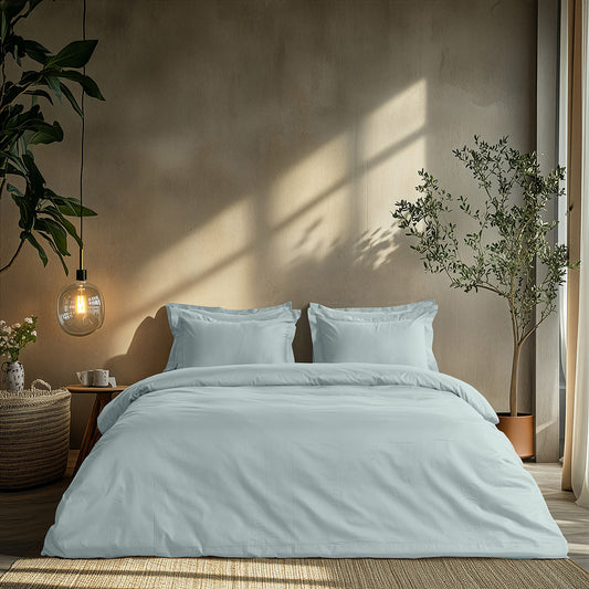 Σετ Παπλωματοθήκη Υπέρδιπλη Art 1700 Harmony 230x250εκ Σιέλ