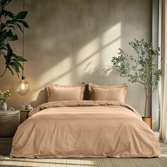 Σετ Παπλωματοθήκη Υπέρδιπλη Art 1700 Harmony 230x250εκ Άμμου