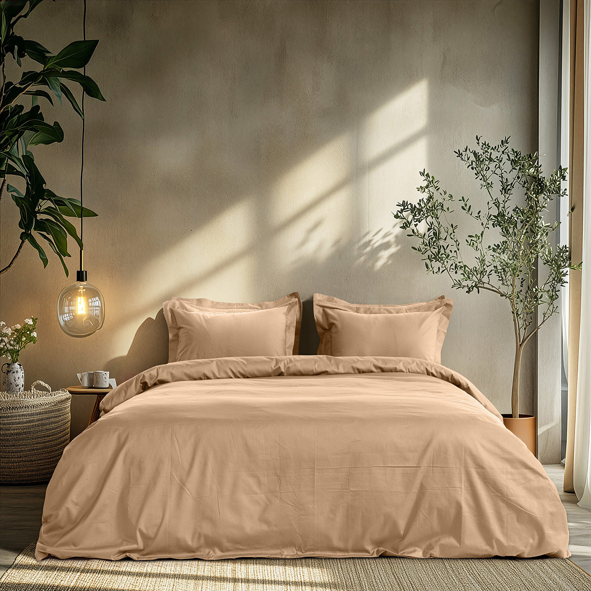 Σετ Σεντόνια Μονά Art 1700 Harmony 170x270εκ Άμμου