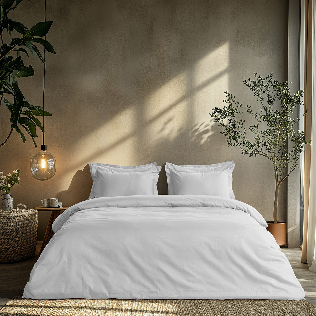 Σετ Παπλωματοθήκη Μονή Art 1700 Harmony 170x250εκ Λευκό