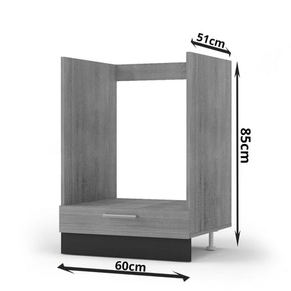 Alina Κάτω Ντουλάπι 60x51x85 Σονόμα-Μόκκα
