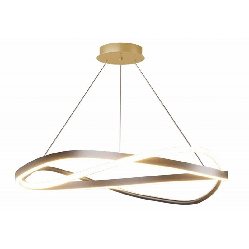Φωτιστικό LED Χρυσό 3CCT Dimmable by Remote Control 50W 4550lm