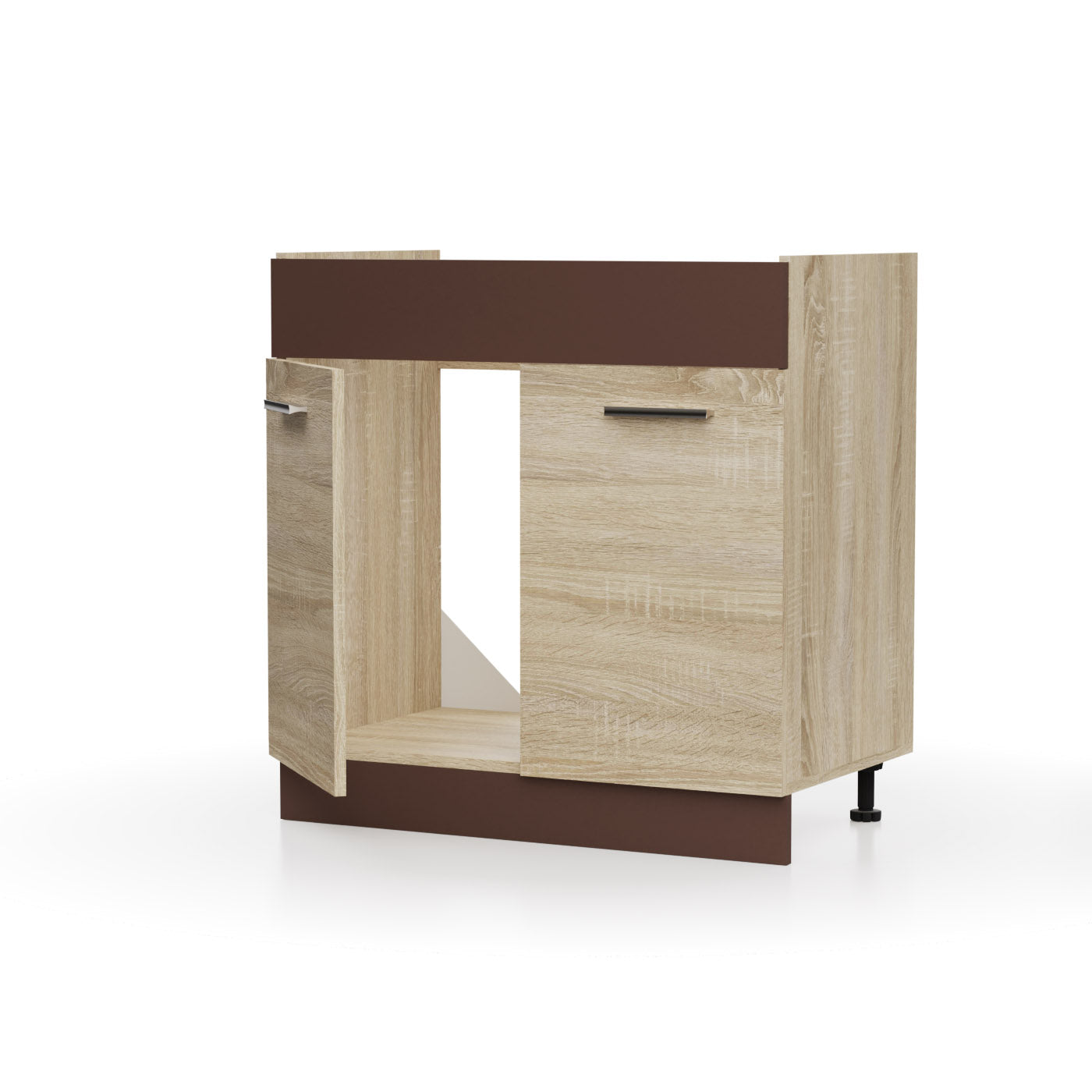 Alina Κάτω Ντουλάπι Νεροχύτη 80x44,5x85 Σονόμα-Μόκκα