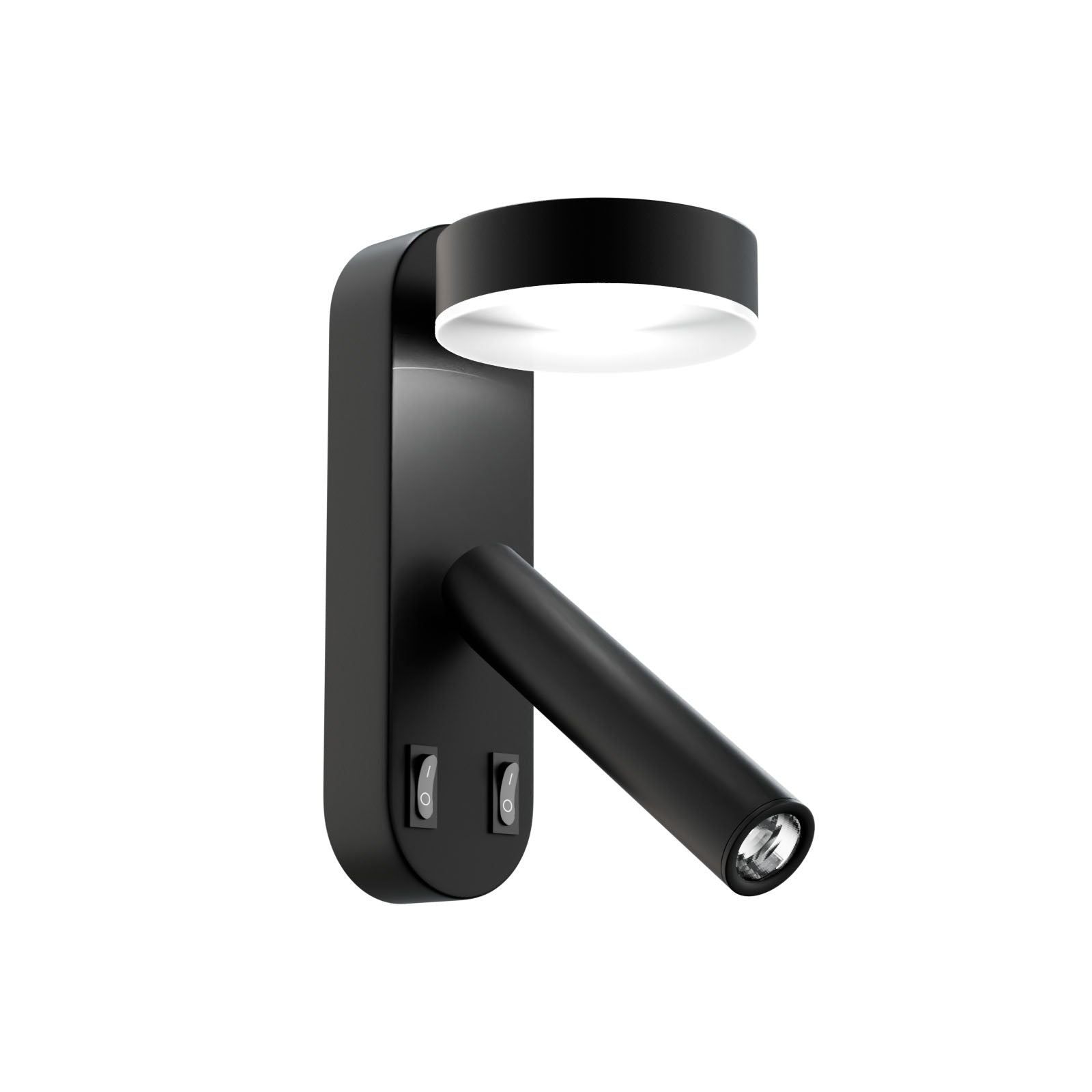 Φωτιστικό Τοίχου LED 8W 4000K Μαύρο 12x12.5x30